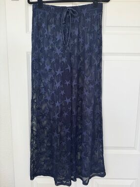 Sand & Spirit Navy Star Mesh Beach Pants